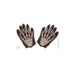 Gants de squelette phosphorescent gris pour enfant - marque widmann