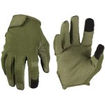 Gants tactiles l�gers mil - tec olive - adulte mixte manchette courte doigts renforc�s
