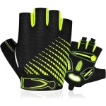 Gants de v�lo demi - doigts zgeer gel anti - choc anti - d�rapage pour homme - vtt - rouge