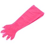 Gants v�t�rinaires jetables � bras longs surenhap - pe - 50pcs - rouge