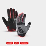 Gants vtt kjehome - rouge - impermables et absorbant les chocs