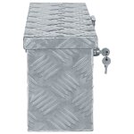 Gars bo�te en aluminium caisse a outils 485 x 14 x 20 cm argent�(8726)