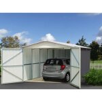 Garage mtal gris 1736 m2 yardmaster + kit dancrage