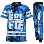 Garçons haut enfants designer selfie camouflage t - shirt hauts et pantalons ensemble 7 - 13 ans Garçons haut enfants designer selfie camouflage t - shirt hauts et pantalons ensemble 7 - 13 ans