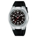 Garçon - lorus - montre lorus enfant cadran et silicone noir - couleur de la matière:blanc Garçon - lorus - montre lorus enfant cadran et silicone noir - couleur de la matière:blanc