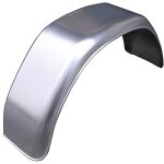 Garde boue 14 rond galvanis� - t�le emboutie pour remorque