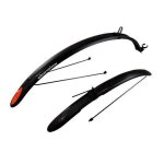 Garde boue vtc 28 polisport colorado city 2 tringles noir - adulte mixte -