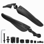Garde - boue vtt kit de garde - boue v�lo universel �paissir �largir garde - boue avant et arri�re r�glable ...