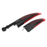 Garde - boue vtt vingvo - ensemble avant / arrière épaissi et élargi - pvc haute pression - noir Garde - boue vtt vingvo - ensemble avant / arrière épaissi et élargi - pvc haute pression - noir