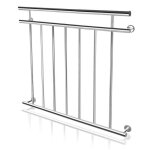 Garde - corps - hengmei - 100x90cm - acier inoxydable - int�rieur & ext�rieur - r�sistant � la corrosion ...