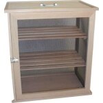 Garde - manger - masy - 2 tages - bois massif - 55x60x34 cm