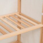 Garde - robe à 3 niveaux 79 x 40 x 170 cm mothinessto ly22482 Garde - robe à 3 niveaux 79 x 40 x 170 cm mothinessto ly22482