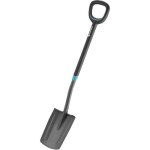 Gardena b�che � bord droit ergoline� ? manche rev�tement souple ? poign�e ergo en d ? lame acier tremp� ...