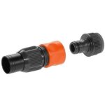 Gardena set de raccordement grand d�bit pour pompes ? adapt� pour tuyaux �19mm ? kit complet pr�t � l?emploi ...