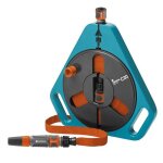 Gardena tuyau plat textile classic 20 en bo�tier - enrouleur ? longueur 20m ? �12mm ? pression max 25 ...
