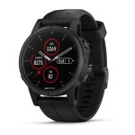 Montre de sport - garmin - f?nix 5s plus - r�sistant � l?eau - saphir - gps glonass