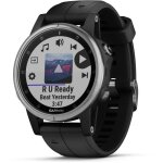 Garmin - fenix 5s plus - montre connect�e gps multi - sports & sant� - garmin pay cartographie & musique ...