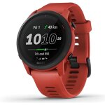 Montre gps multisports - garmin - forerunner 745 - couleur rouge - autonomie 7 jours - �tanch�it� 10 ...