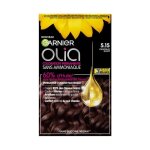 Coloration permanente - garnier - olia - 5. 15 chocolat glac� - cheveux normaux - femme