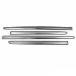 Garniture baguette de porte lat�rale pour vw caddy 2015 - 2020 inox fonc� 4pcs