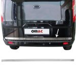 Garniture de hayon coffre pour ford transit tourneo / custom 2013 - 2017 acier inox