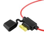 Porte - fusible de voiture en ligne - garosa - 1 - 35a 12 - 32v - plastique - blanc