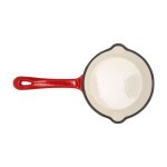 Garosa sauteuse po�le � frire profonde en fonte �maill�e double couche surface antiadh�sive longue poign�e ...