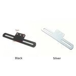 Garosa support de plaque dimmatriculation de moto (black)support de feu arri�re de moto support de plaque ...