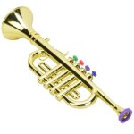 Garosa trompette enfant instrument de musique � corne toddler toy trompette de saxophone trompette pour ...