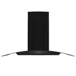 Gars hotte murale hotte aspirante professionnelle acier inoxydable 756 m - h 90 cm noir(4987)