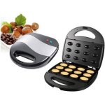 Gaufrier aux noix - plateau  gaufres en forme de noix - 12 gaufres - revtement antiadhsif