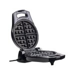 Gaufrier - rosenstein & sohne - rond pivotant - 875 watt - 4 gaufres belges - temp�rature r�glable