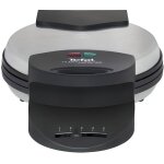 Gaufrier - tefal - wm 310d - 1000 w - inox bross - revtement antiadhsif - noir