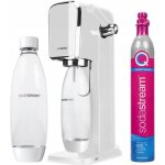 Saturateur deau - sodastream - art blanc - quickconnect - bouteille 1l sans bpa - design lgant