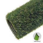 Gazon synth�tique - rebgreen - 30 mm - 4 couleurs de fibres - 4 x 5 m - traitement uv