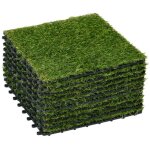 Gazon synthétique - outsunny - 30x30x3. 5cm - plastique - vert Gazon synthétique - outsunny - 30x30x3. 5cm - plastique - vert