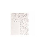 Gdp - napperon dentelle rectangulaire papier - blanc - 40x30cm - x250