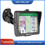 Gearelec 7 pouces syst�me navigation gps � �cran tactile pour camion voiture mises � jour cartographiques ...