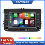 Gearelec autoradio 7 pouces pour vw carplay sans fil android auto lecteur mp5 multim�dia avec �cran usb ...