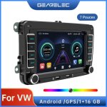 Gearelec autoradio 7 pouces pour vw navigation gps �cran tactile capacitif bluetooth voiture st�r�o wifi ...