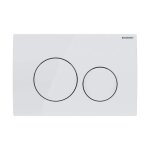 Geberit - delta20 plaque de d�clenchement double touche blanc alpin (115. 127. 11. 1)