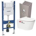 Geberit - pack bati - support geberit + wc sans bride swiss aqua technologies + plaque (brevisgeb3 - ...