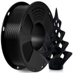 Geetech 1. 75mm petg filament 1kg noir fdm consommables pour imprimante 3d
