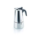 Cafeti�re italienne - gefu - ge16150 - acier inoxydable - 4 tasses - compatible induction