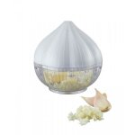 Hachoir � ail - gefu - aglioli - plastique - 3 lames tranchantes - pied anti - d�rapant