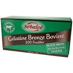 Glatine bovine bronze halal x 10 feuilles
