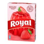 G�latine en poudre de fraise - royal - 114g - pct avec 2 sacs