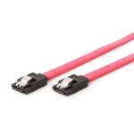 C�ble sata iii - gembird - cc - satam - data - 05 m - connecteurs droits - couleur rose et noir