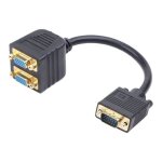 C�ble vga - gembird - cc - vgax2 - 20cm - 02m - 2 x vga (d - sub) - noir