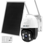 Genbolt 3g / 4g lte cam�ra solaire ext�rieure avec 8w panneau solaire 15000mah batteriecam�ra surveillance ...